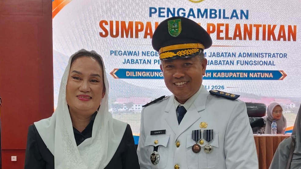 Pelantikan Camat Bunguran Barat Baru oleh Bupati Natuna